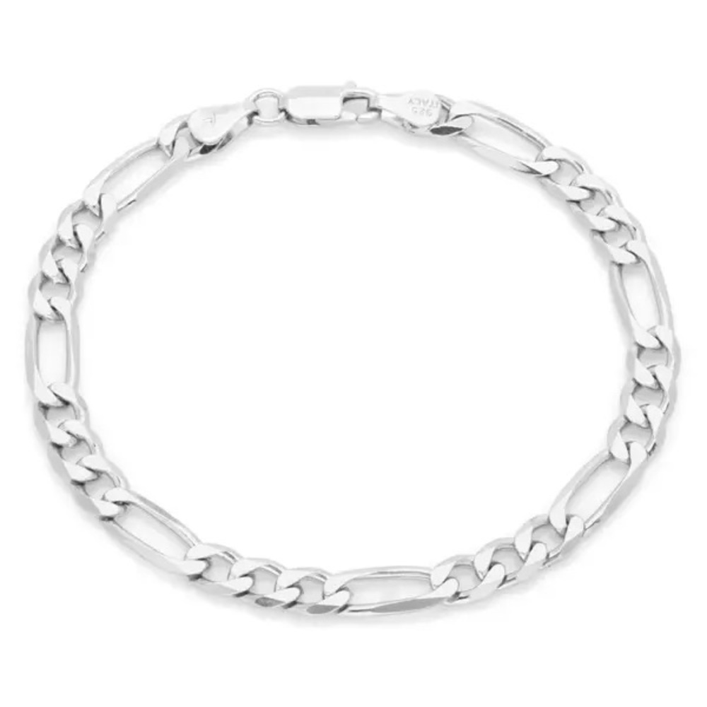 925 Italy Sterling Silver 6mm Bracelet Men Women